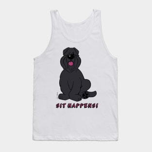 Bouvier des Flandres - Sit happens Tank Top